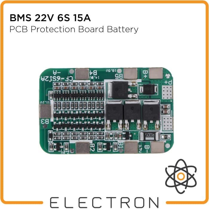 BMS 6S Battery Protection Charging Board 6S 18650 3.7V 4.2V 15A Baterai