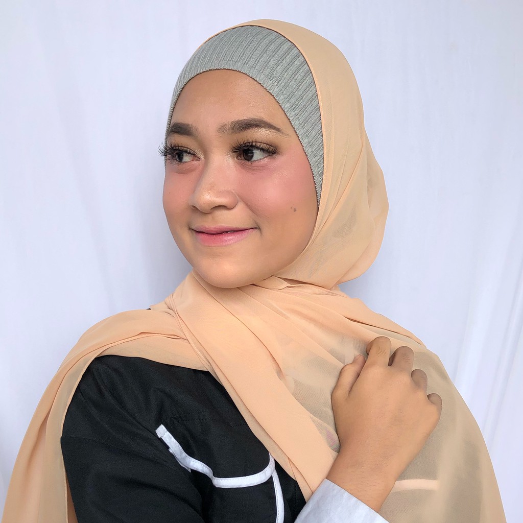 GYNDA CIPUT RAJUT - anti pusing anpus daleman hijab bandana inner jilbab murah grosir antem kerut