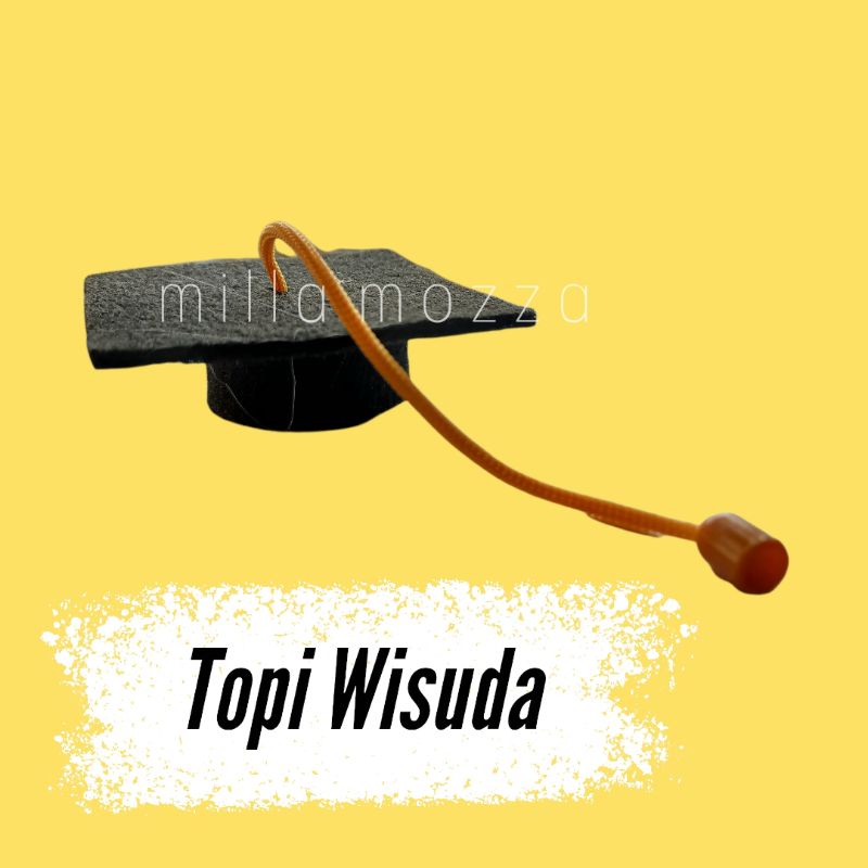 Topi Wisuda Boneka Kecil