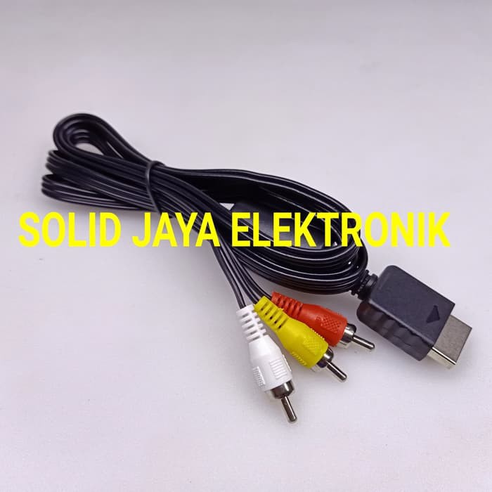 KABEL AV PS1 PS2 PS3 KABEL VIDEO PS KABEL PLAYSTATION 1 PS 2 PS 3 AV KABEL AUDIO VIDEO PS KE TV RCA