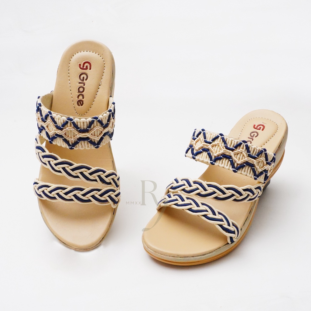 GRACE [WRH NEW] Sendal Wedges Anak Ban 3M/ Sandal Selop Hak Anak Perempuan/ Sandal Selop Anak Perempuan