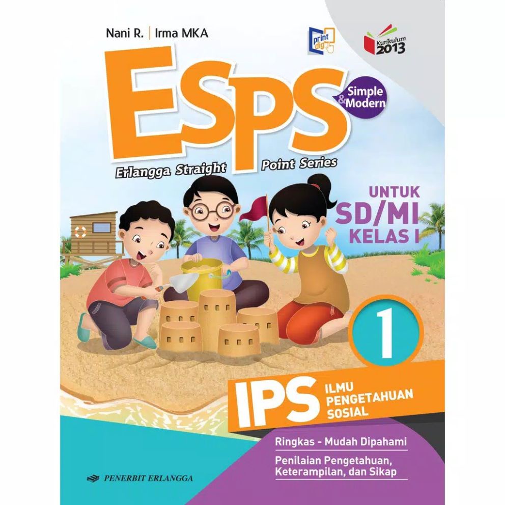 ESPS IPS SD/MI KELAS 1 PENERBIT ERLANGGA