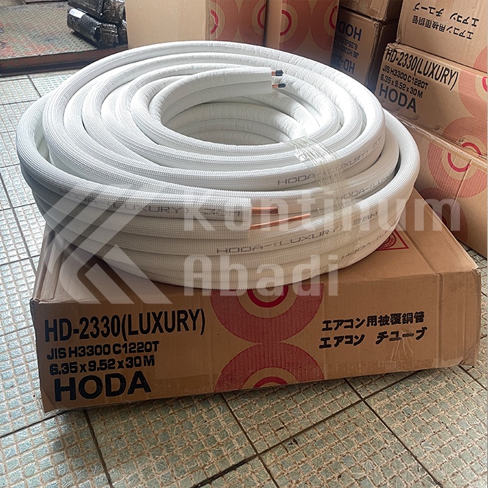 PIPA AC HODA 1/4 x 3/8 LUXURY ( 0,8 mm ) UNTUK AC 1/2 PK - 1 PK | 30m