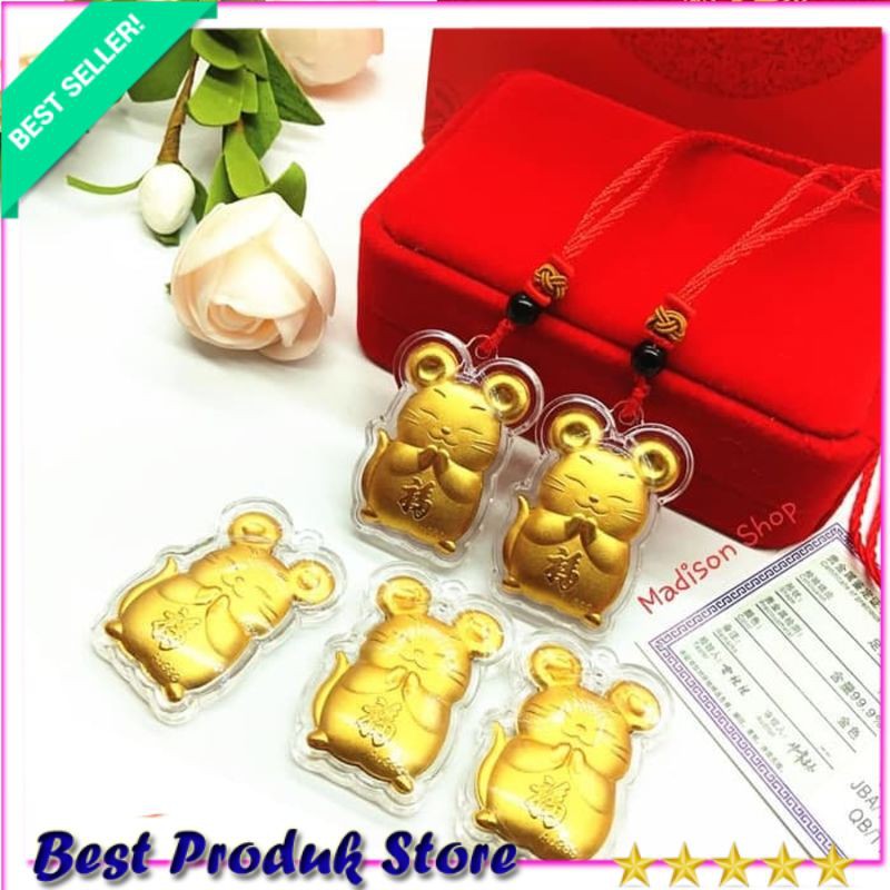PROMO IMLEK Aksesoris Dekorasi Imlek Angpao Tikus Emas PROMO IMLEK Aksesoris Dekorasi Imlek Angpao Tikus Emas