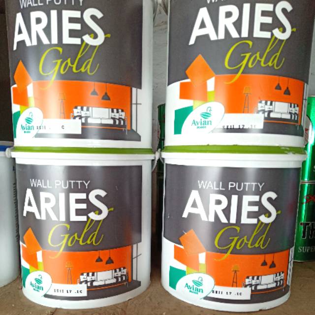 Dempul Plamir Tembok Kayu Aries Gold 5kg Wall Putty Avian Brands