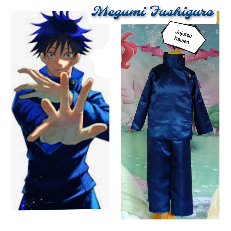 Megumi Fushiguro Cosplay Jujutsu Kaisen Kostum Anime Anak