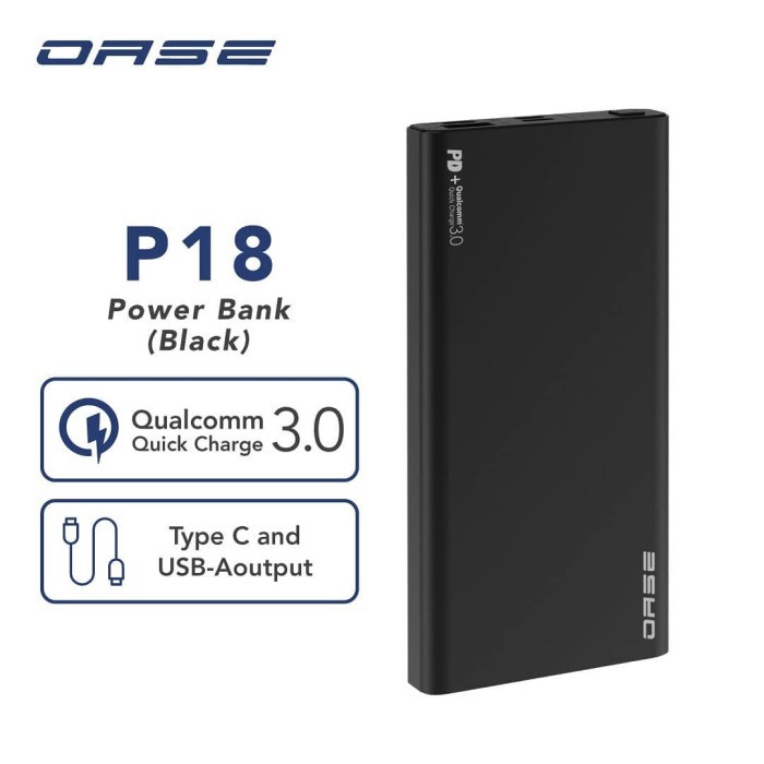 Powerbank OASE P-18 10000 MAH ORIGINAL