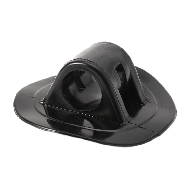 Sun 2pcs Kait Holder Perahu Karetkayak Bahan Plastik Warna Hitam
