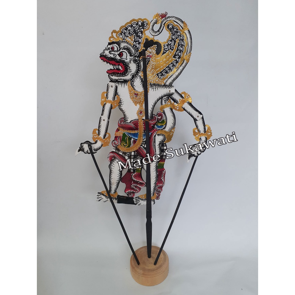 Kerajinan wayang kulit Hanoman ukir bali Hiasan dekorasi Handmade