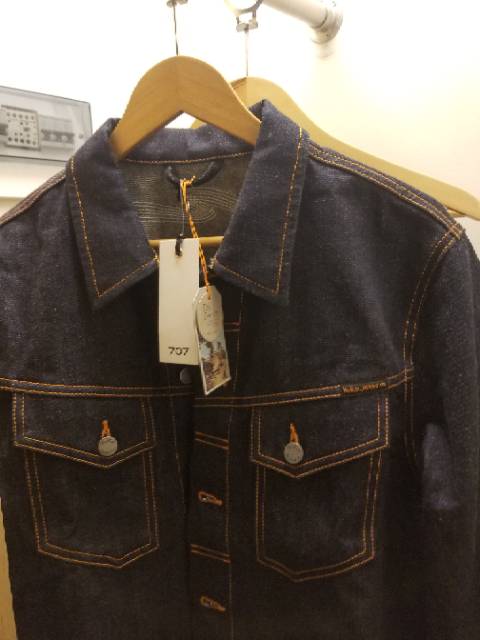 nudie jeans kenny dry orange selvage