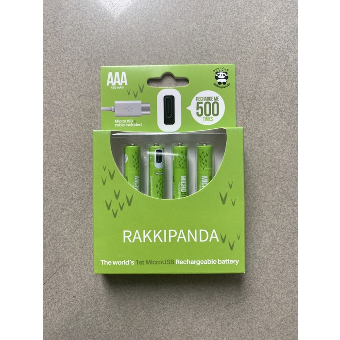 BATTERY RECHARGEABLE/BATERAI CAS AAA RAKKIPANDA ISI 4PC