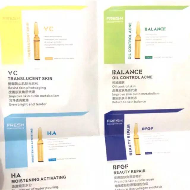 Fresh concentrate vitamin C ampoule serum BB Glow