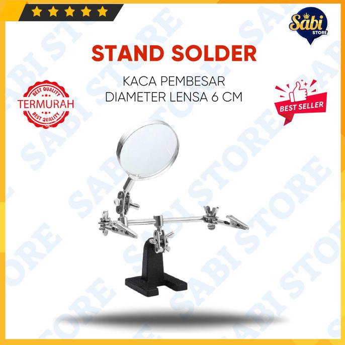 

Promo Awal tahun DUDUKAN SOLDER / KACA PEMBESAR DENGAN PENJEPIT / HELPING HAND TOOL Promo Awal tahun