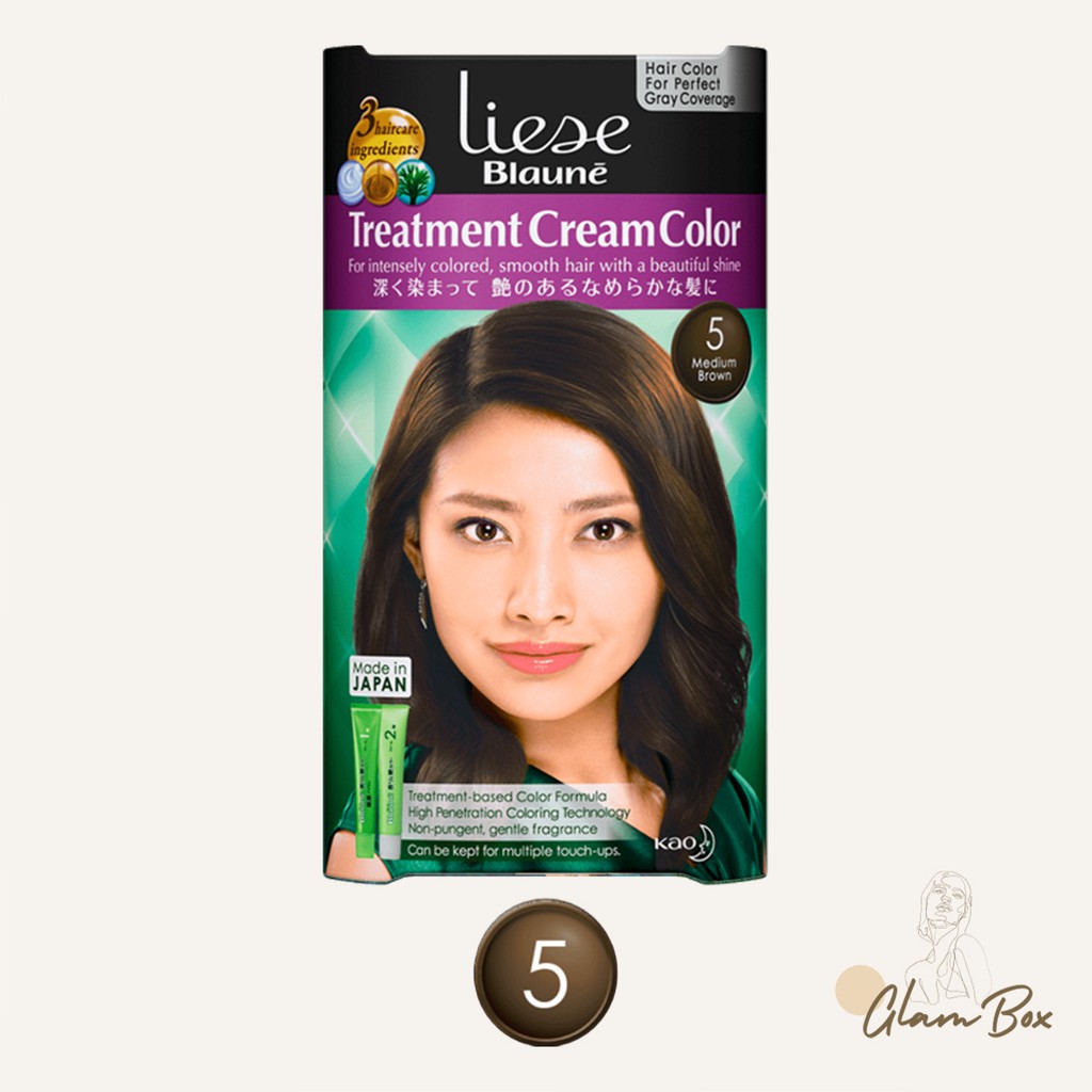 Liese Blaune Treatment Cream Color Penutup Uban