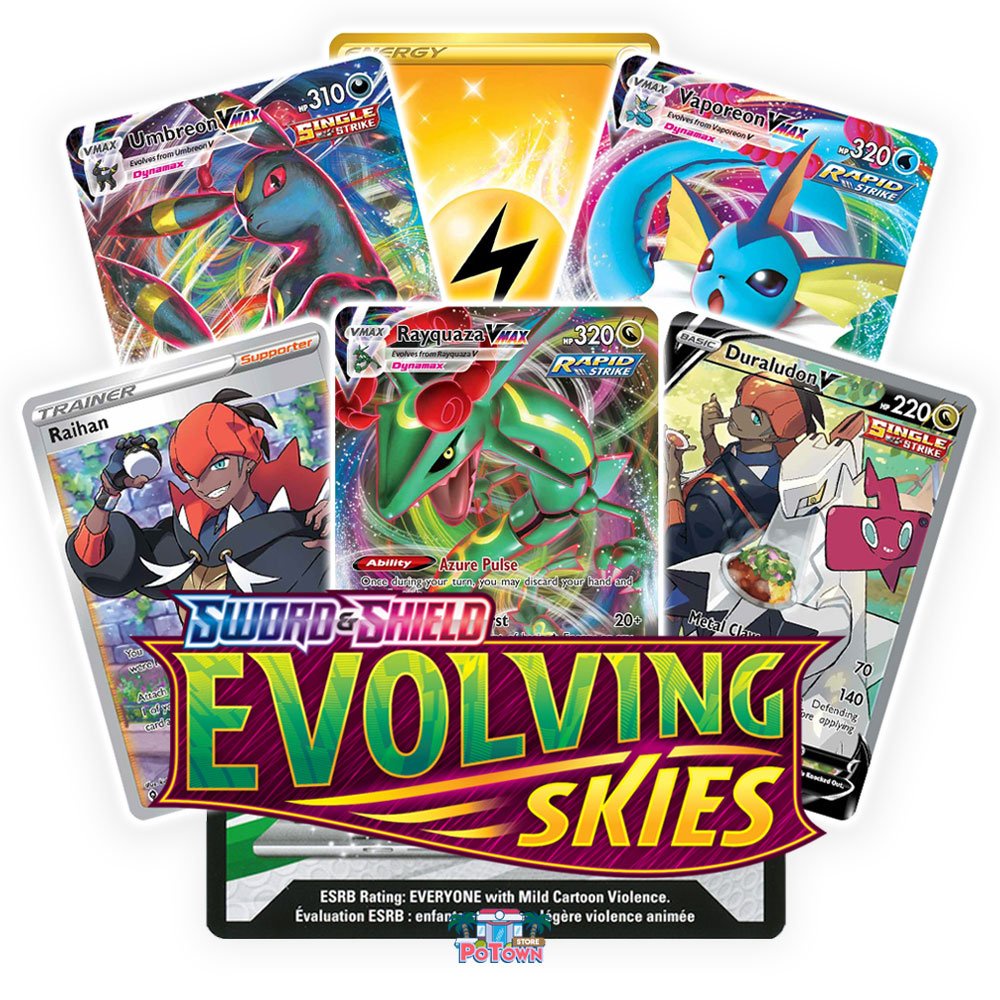 Evolving Skies Booster Pack - Pokemon TCG Online (PTCGO)