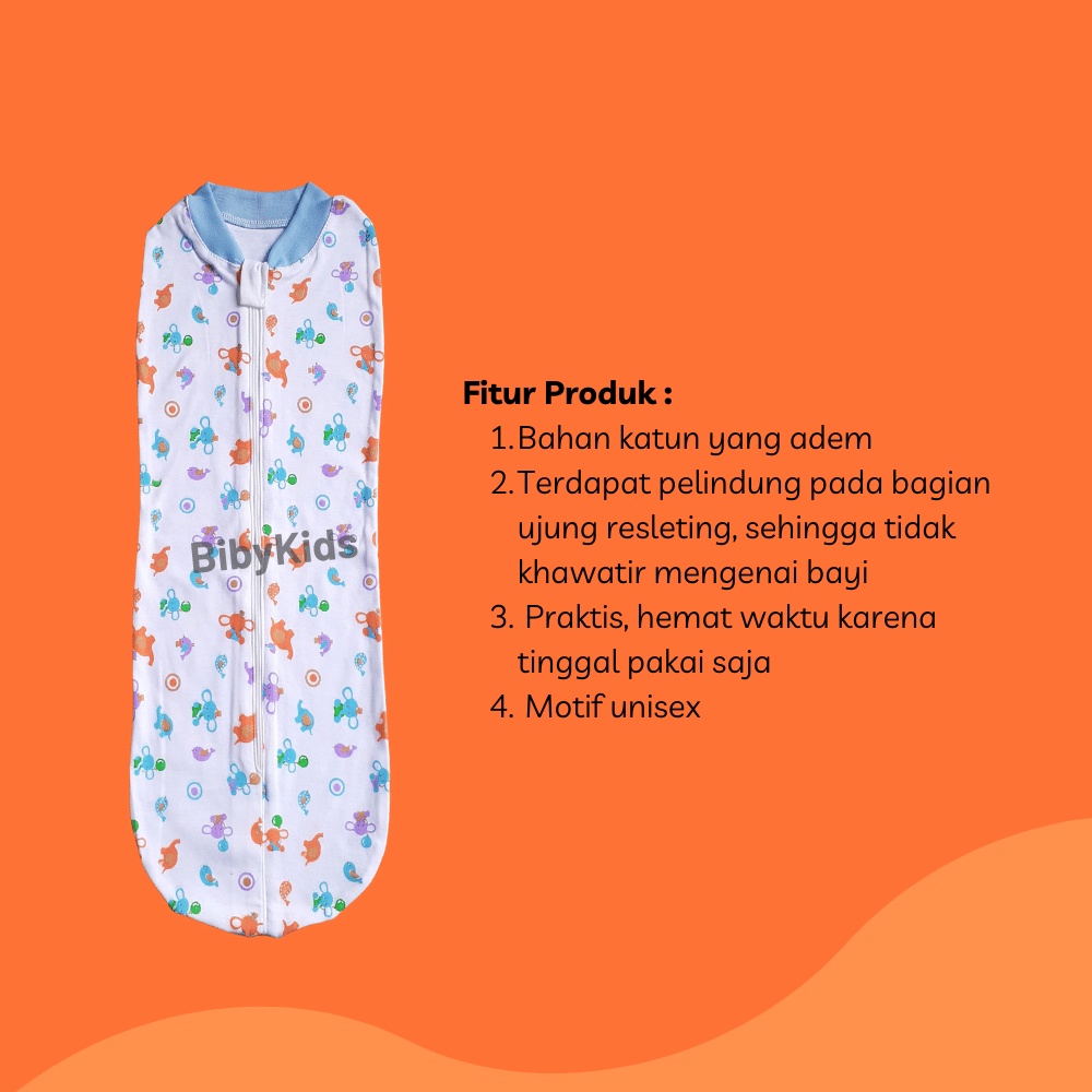 Bedong Instan Katun Gedong Baby Newborn Murah Perlengkapan Bayi Baru Lahir Peralatan Newborn