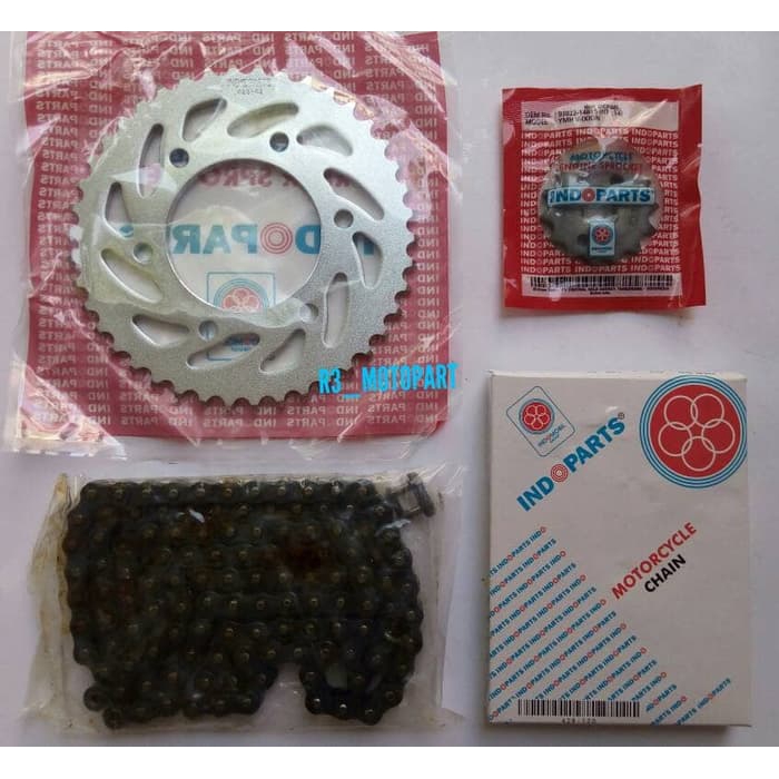 Gir set/Gear Paket/Chain Kit Indopart/Indoparts Old Vixion