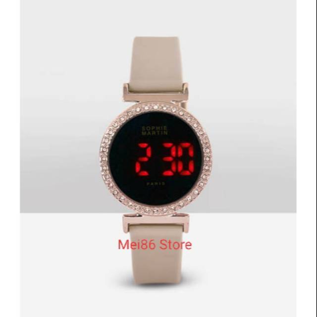 Mei86 / Mulan / Anti Air 1 ATM Jam Tangan Digital Wanita Sophie Martin Mulan