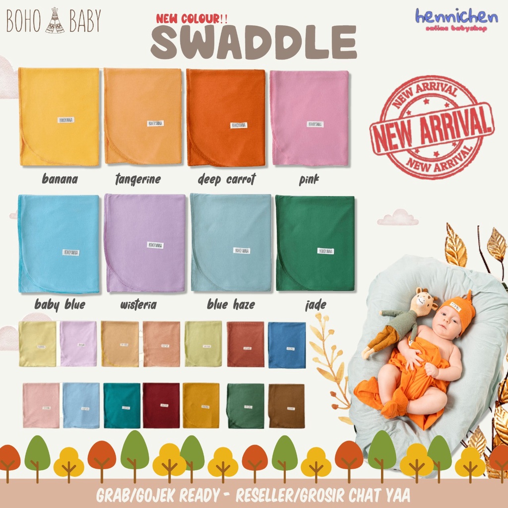 Swaddle / Bedong Swadle LIBBY / Boho Baby uk 85 x 105cm SUPER SOFT BohoBaby BOHOBABY BOHOPANNA