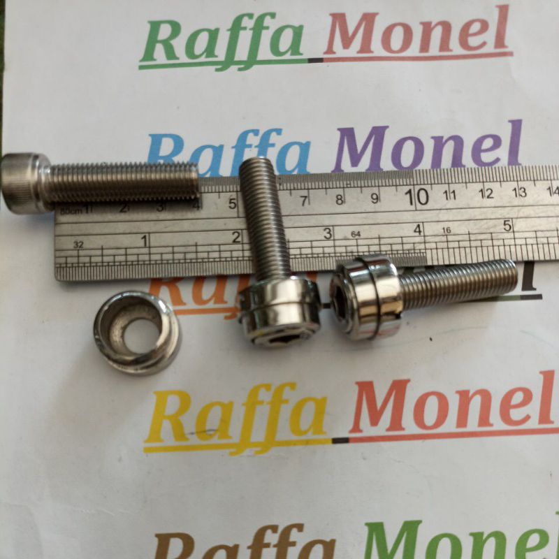 monel baut pangkon knalpot beat/scoopy