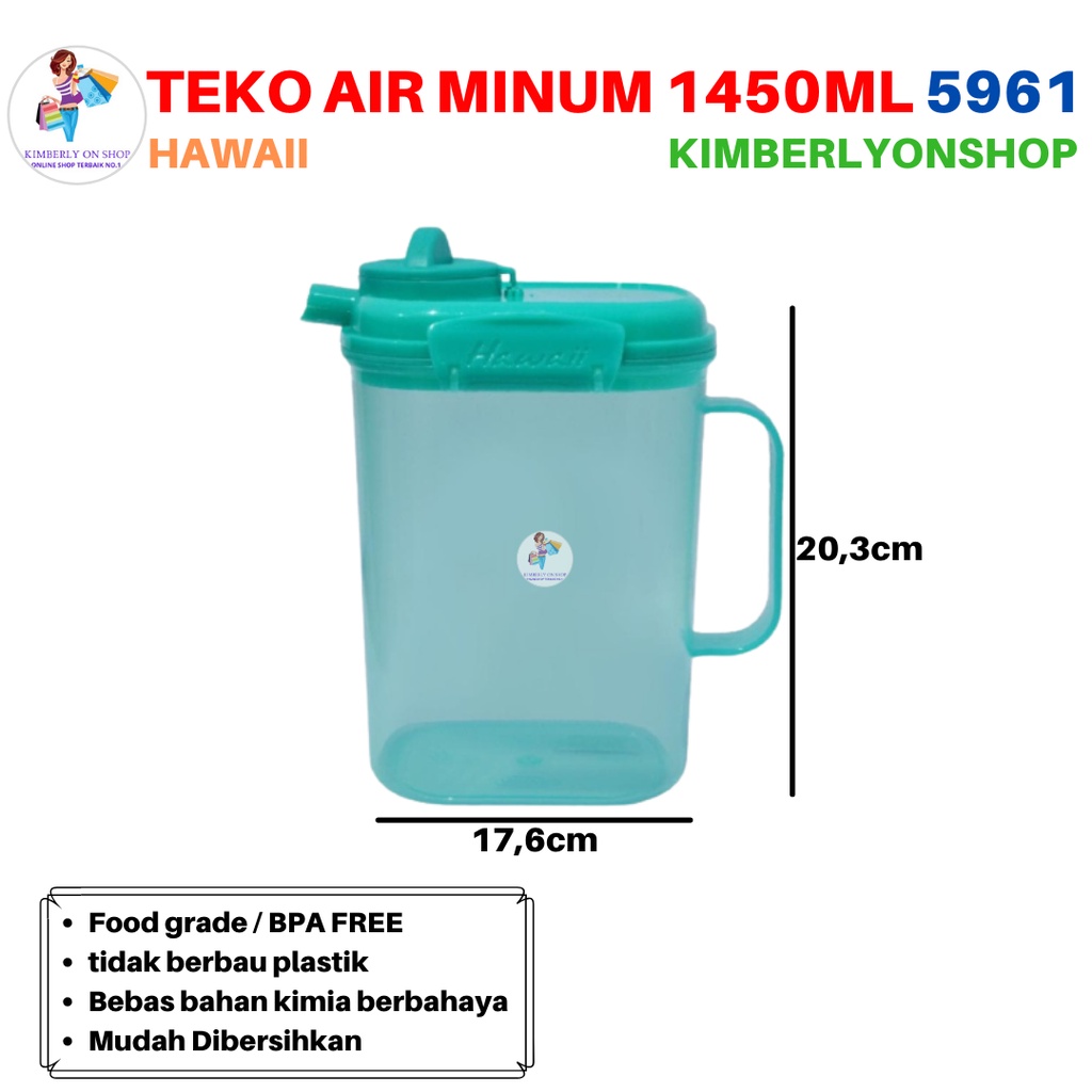 Pitcher Minuman Fresh &amp; Go 1450 mL 5961 Hawaii