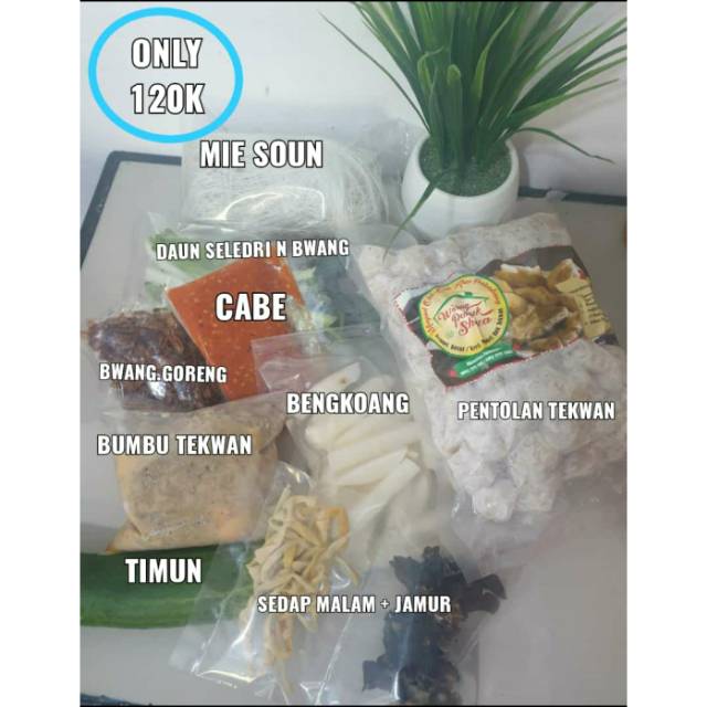 

Paket Tekwan Kuah Udang 1kg