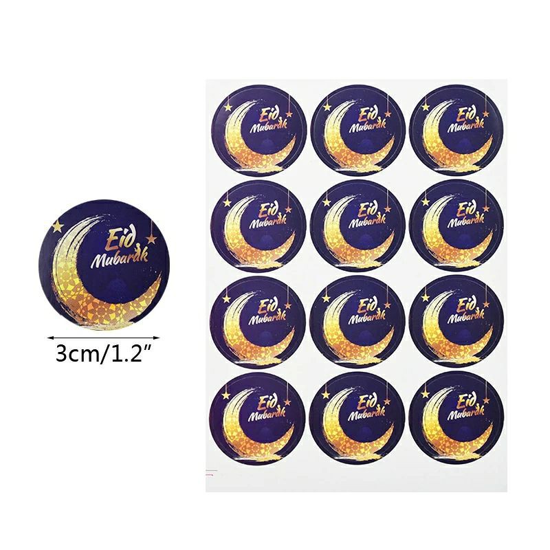 

Sticker Ramadan Stiker Label Lebaran Idul Fitri For Plastic Cookie Bag Toples Plastik Biskuit Eid Mubarak