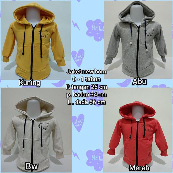 Jaket Anak Perempuan - jaket newborn 0-1 tahun jaket bayi termurah grosir jaket