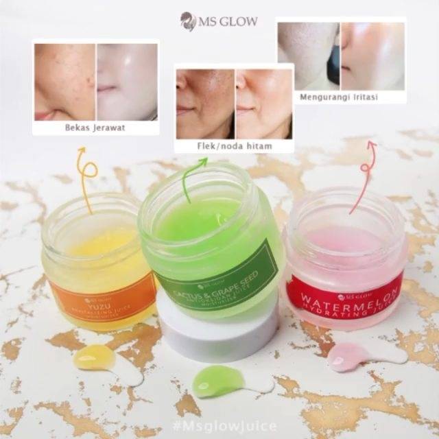 Hydrating Juice Watermelon Ms Glow Yuzu Revitalizing Juice Ms Glow Cactus Grape Seed Juice Ms Glow Shopee Indonesia