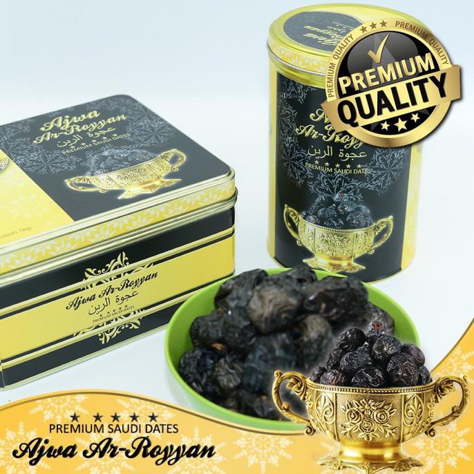 

Arroyyan Kurma Ajwa Berserat Tinggi 1Kilo Kurma Al Madinah Vivimarketht27