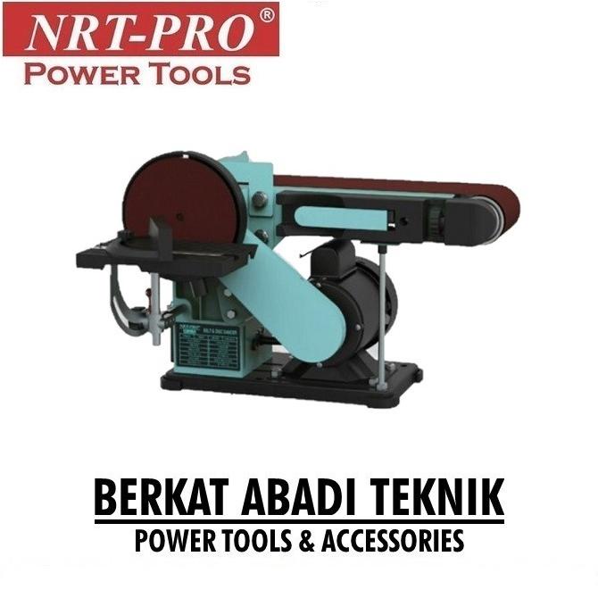 NRT-PRO BD 691 HD Mesin Amplas Duduk 6" 100 x 914 mm Belt Disc Sander