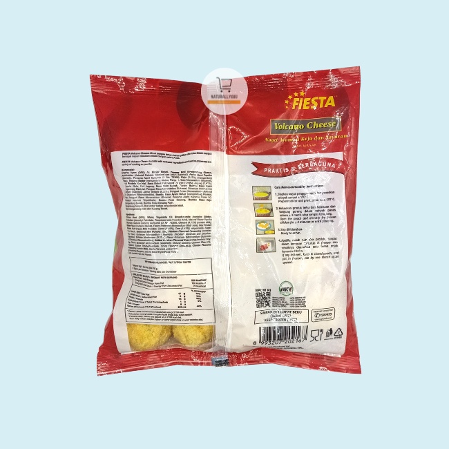 Fiesta Volcano Cheese 500gr (Nugget Ayam Isi Keju Sayuran)