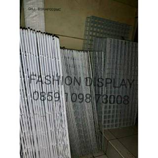 Ram Jaring Kawat Putih+Dus 75x115Wall Mesh Grid Wall Wire