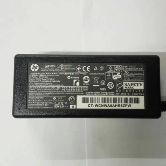 Adaptor Charger Laptop HP Compaq Presario CQ20 CQ32 CQ35 CQ40 CQ42 CQ43 430 G4 1000 18.5V-3.5A Jarum