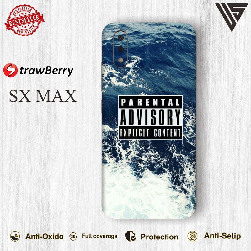 GARSKIN HANDPHONE STRAWBERRY SX MAX (ISI 2PCS)