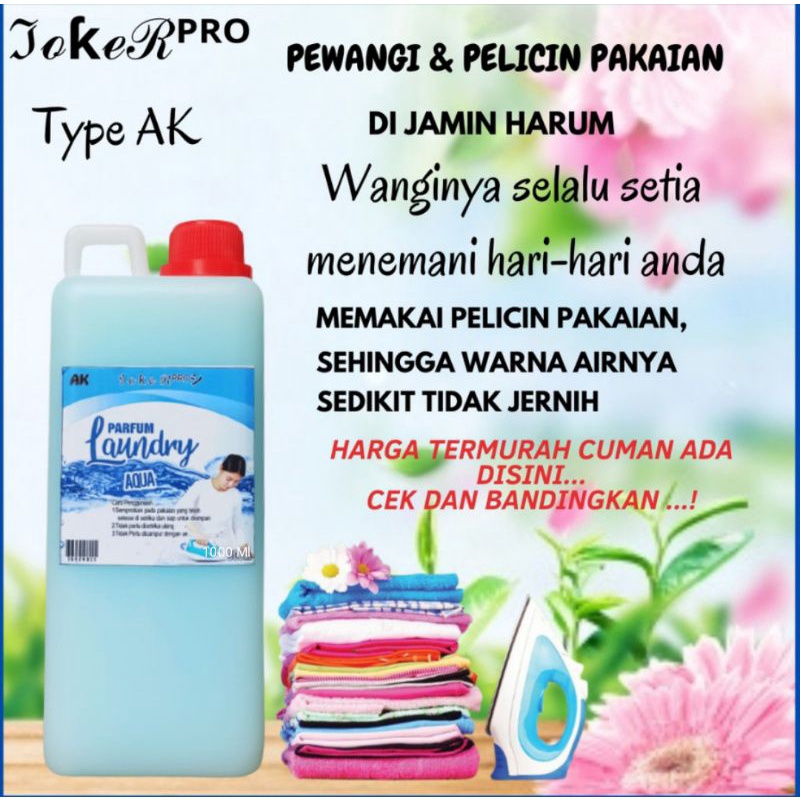 🅿🆁🅾🅼🅾 PARFUM LAUNDRY DAN PELICIN TYPE AK 1 LITER NON ALKOHOL