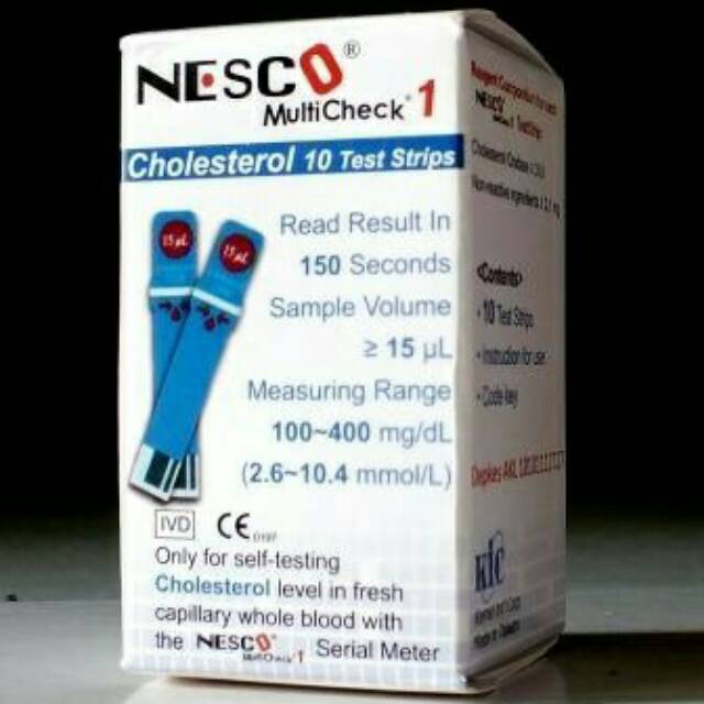 Nesco cholesterol strip Nesco kolesterol