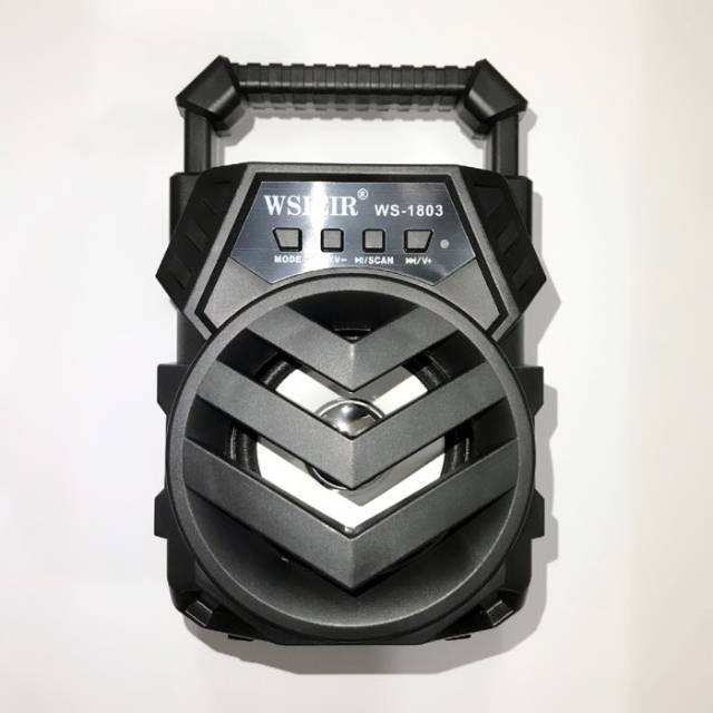 Speaker Bluetooth WS-1803 Super Bazooka 3inch vs JBL Lampu Disco Night