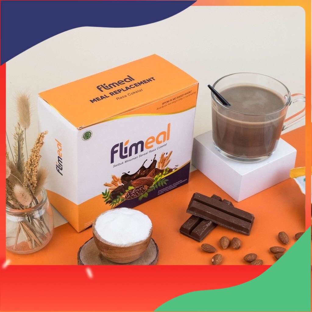 

FLIMEAL 1 BOX ISI 12 SACHET BPOM HALAL FLIM MEAL MEAL REPLACEMENT COKLAT bestbrandshop36 soopinthe