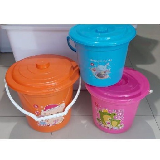 Ember Plastik Tutup 3 Galon / Timba Tutup 3G / Timba Serbaguna 3 galon