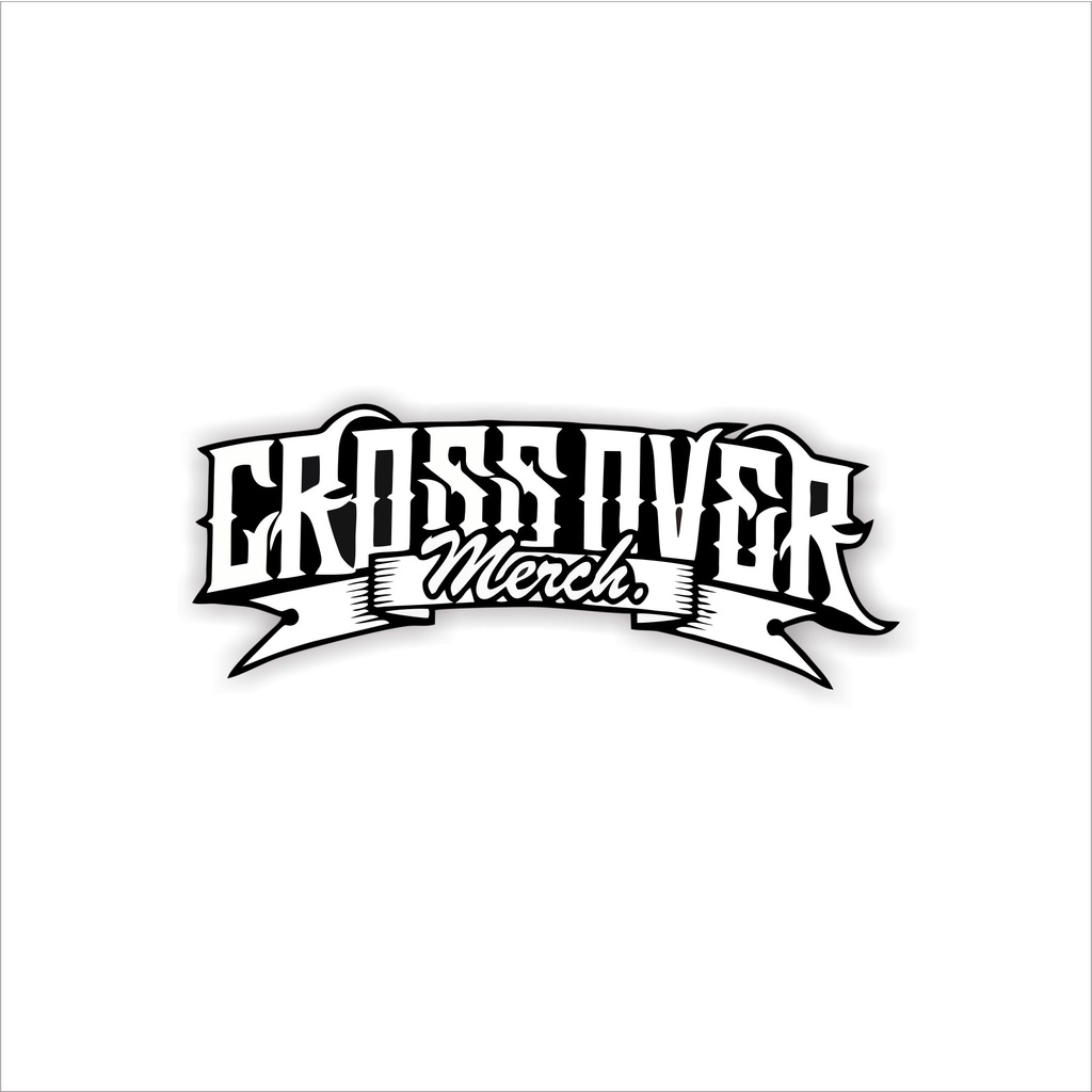 Stiker brand distro crossover bdg sticker motor helm hp dll