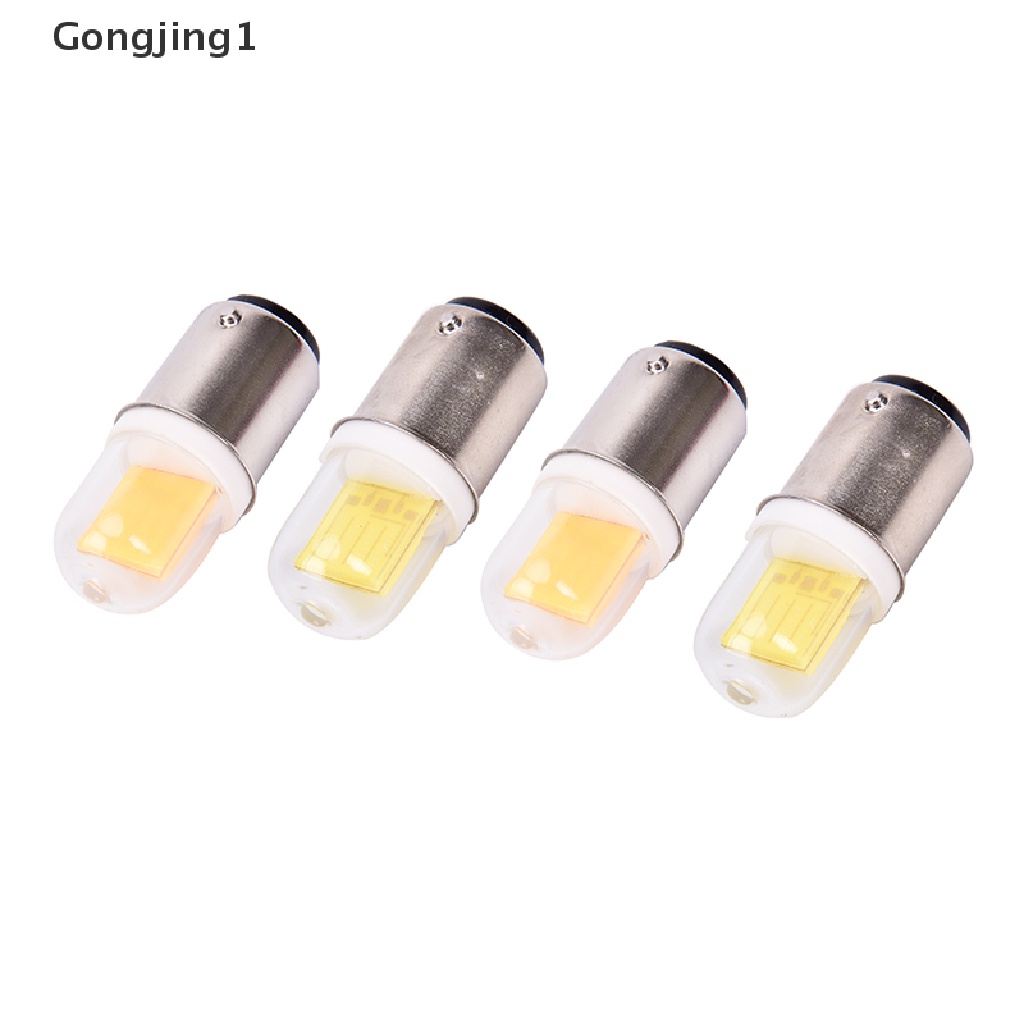 Gongjing1 BA15D Lampu Bohlam LED COB 5W 110V 220V AC Untuk Mesin Jahit