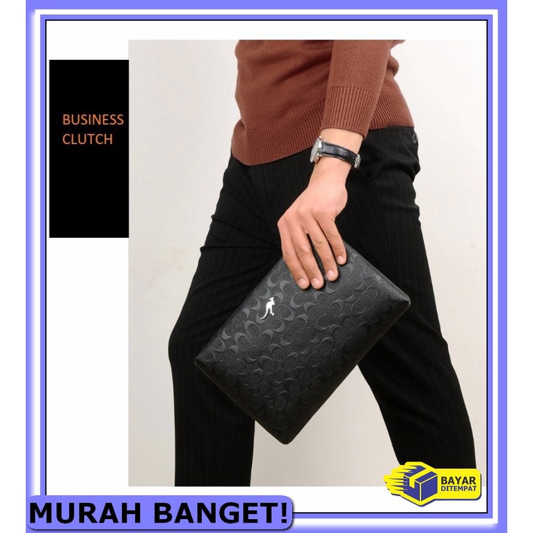 Clutch Pria / Tas Tangan Pria / Hand Bag Pria Branded Import Lv-0 DU938 Bc07 Business Clutch Model