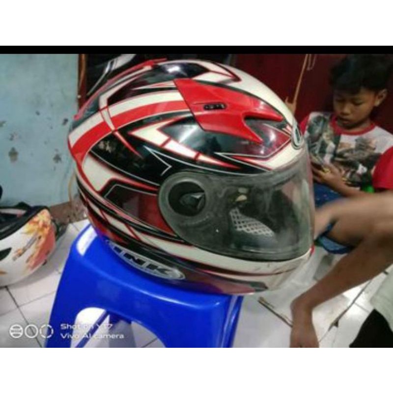 Helm FULL FACE INK  size M SECOND MINUS PEMAKAIAN Aja.