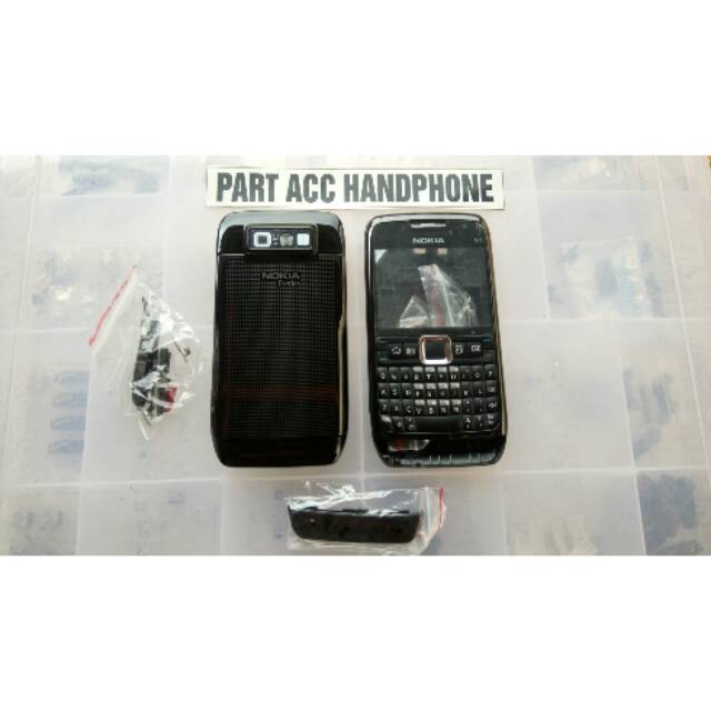 Casing nokia fullset e71 hitam