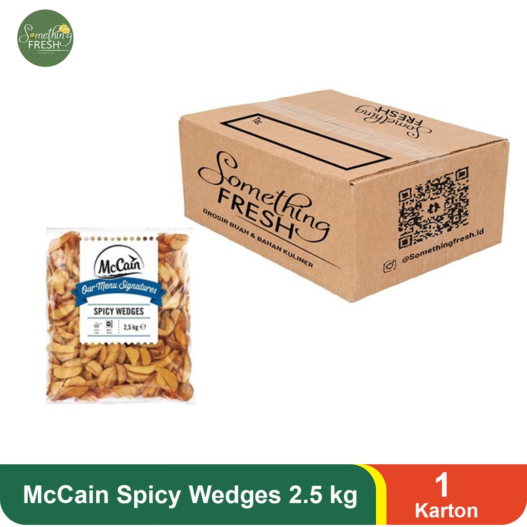 

McCain Crispy Skin On Spicy Wedges 4 x 2.5 kg Per Carton