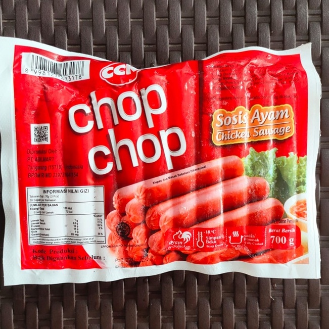 

Chop Chop Sosis Ayam 700GR