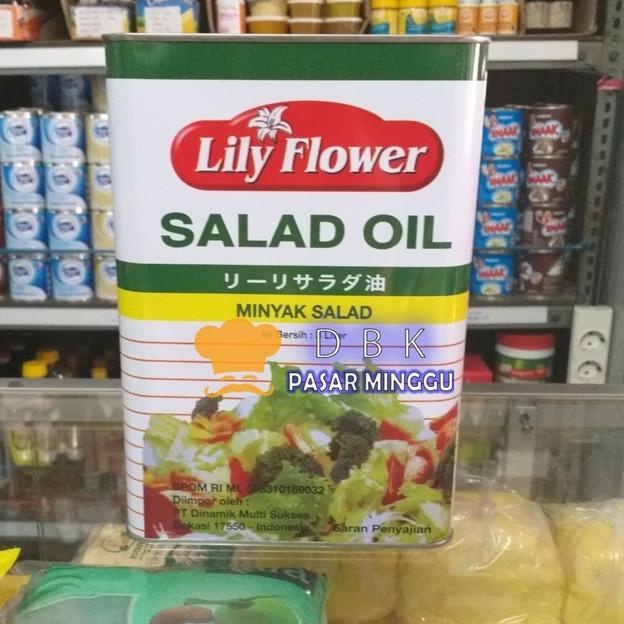 

lily flower salad oil 3lt / minyak salad