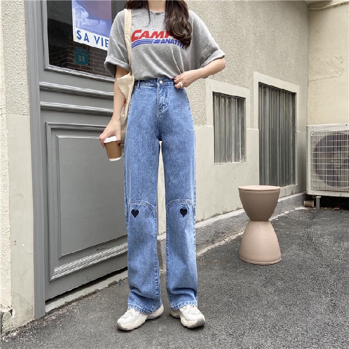 AVANCEID (S-XL) CELANA JEANS PANJANG HIGH WAIST BAGGY JEANS KULOT 238