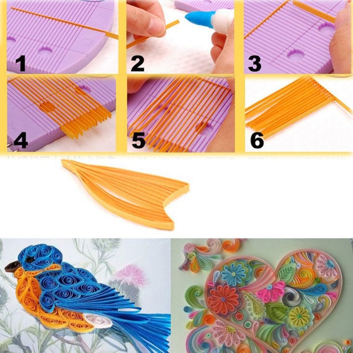 Paper Quilling Comb